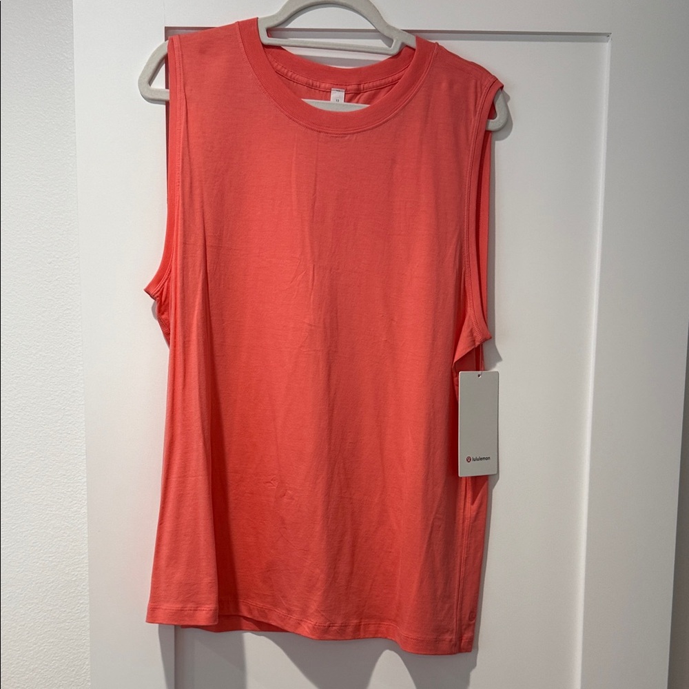Lululemon All Yours Tank Top Raspberry Cream NWT Sz 12